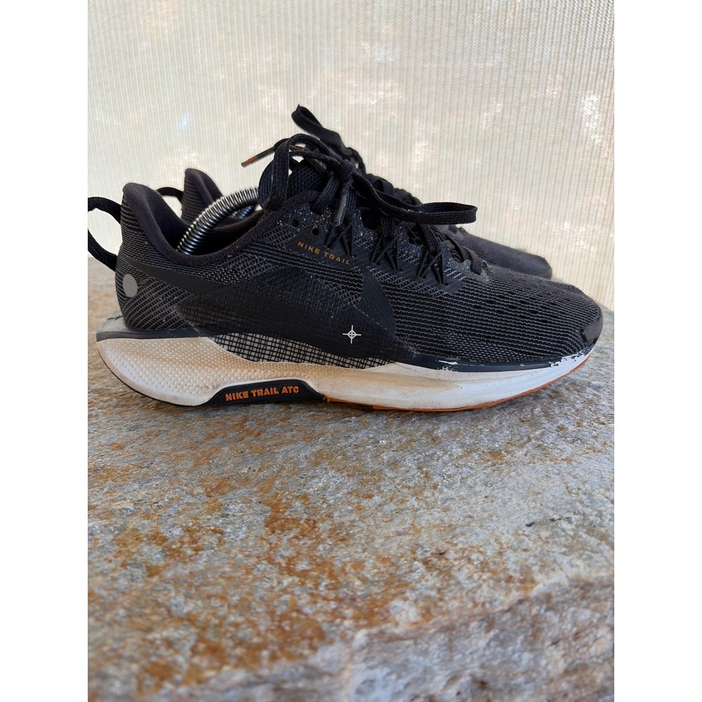 Nike Pegasus Trail 5 Black Orange Running Shoes DV3865-006 Womens 6.5